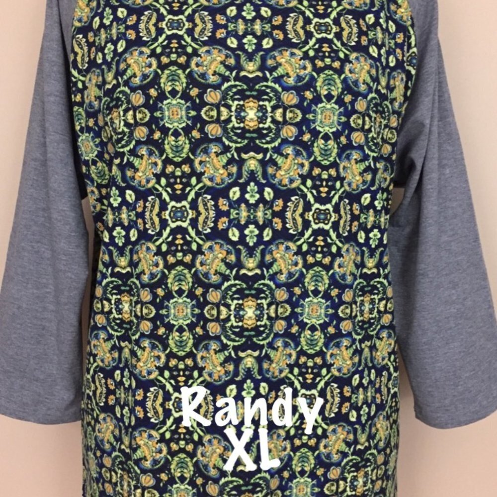 LuLaRoe Randy Baseball T new with tags